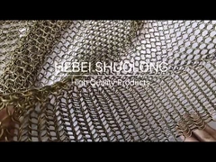 rideau en maille d'anneau