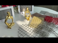 Place 2-6mm décorative écologique de gril de fil tissée