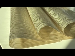 0.9mm Fil peint Tissu métallique tissé Verre incendiaire stratifié 1,76 kg/m2