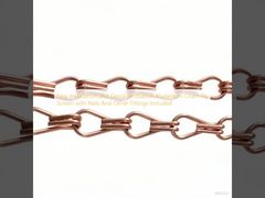 Moustiquaire à chaîne en aluminium facile à installer et bonne ventilation avec rails et autres accessoires inclus