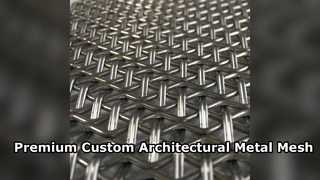 Treillis métallique architectural personnalisé pour façades modernes