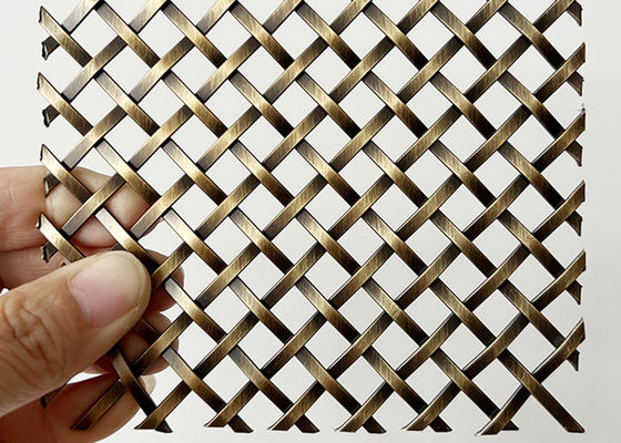 Fil tissé en laiton Mesh For Wall de cuir embouti de serrure d'antiquité en bronze de couleur