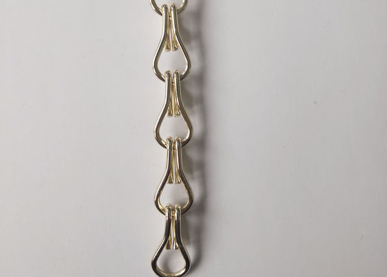 Rideau en porte anodisé architectural de maillon de chaîne en métal de 1.5mm antirouille