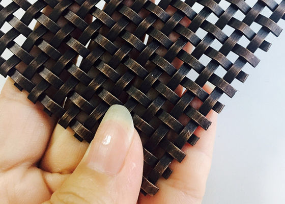 Couleur décorative polie d'argent d'épaisseur de Mesh Grilles 0.5-2mm de fil de panneaux d'acier inoxydable