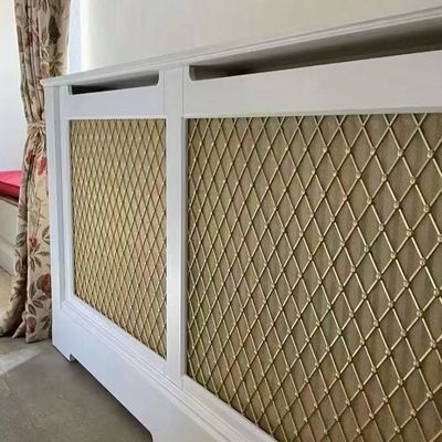 Grilles en fil d'ornement poli à trou carré pour projets architecturaux