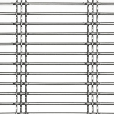 30m câble architectural en acier inoxydable filet de fil tissé pour la façade balcon et cloison imitation tissage de bambou