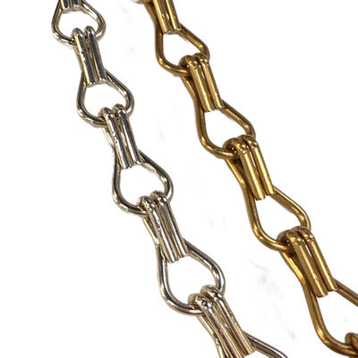 Lien de crochet avec les séparateurs de la salle d'écran anodisé pour insectes Rideaux en aluminium à double chaîne pour une protection efficace contre les mouches