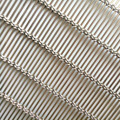 Maillage en acier inoxydable léger pour clôtures extérieures