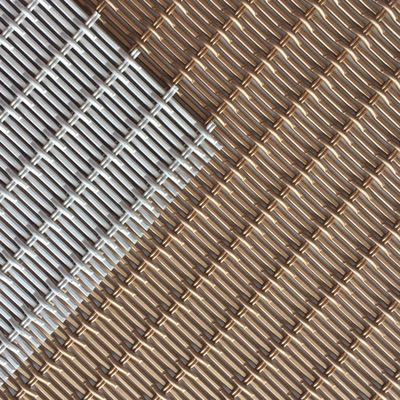 Panneau de maille architecturale en argent pour une conception de bâtiment durable et esthétique