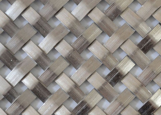 Métal 712X Mesh Panels Fireproof plat DE X/Y tissé architectural de grillage de SHUOLONG