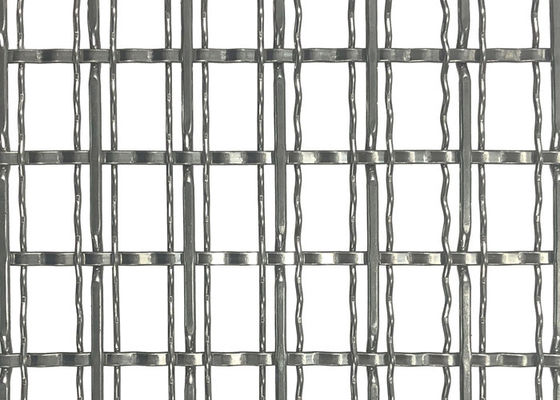 Égrenage du grillage tissé architectural de tissage d'acier inoxydable Mesh Decorative Netting Facade For