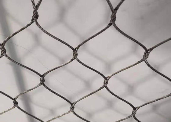 Main de SHUOLONG 7x7 - Mesh Facade Stainless Steel Rope tissé Mesh Netting