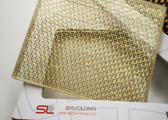 Acier de Mesh Fine Metal Fabrics Stainless de fil stratifié par verre libre de l'huile 68%