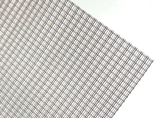 Verre bleu décoratif de luxe de couleur avec le métal Mesh Interlayer Plain Woven