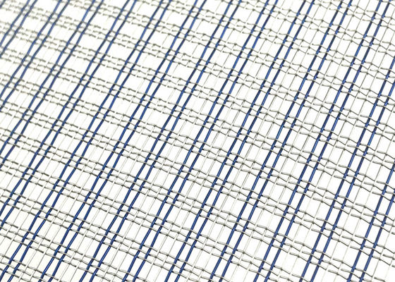 Le verre coloré flexible a stratifié le fil Mesh Metal Fabrics