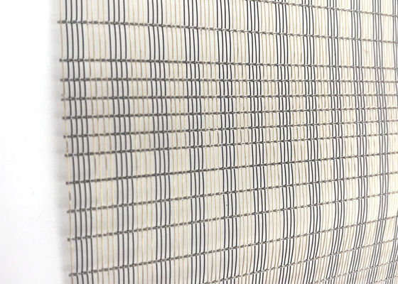 Largeur fine décorative ultra mince de Mesh Laminated Glass Fabrics 2.5m en métal