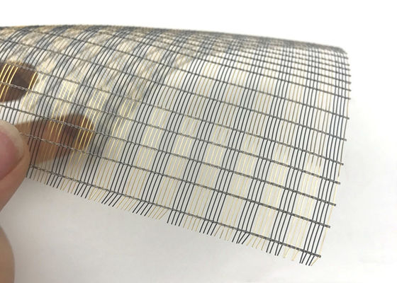 Largeur fine décorative ultra mince de Mesh Laminated Glass Fabrics 2.5m en métal