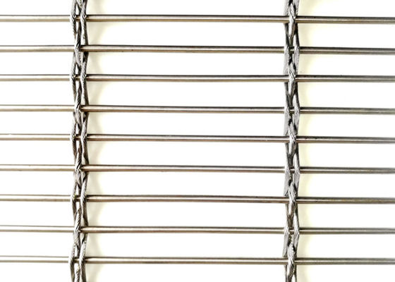 Ouverture architecturale de Mesh Facade Using 67% en métal de câble flexible de solides solubles 316