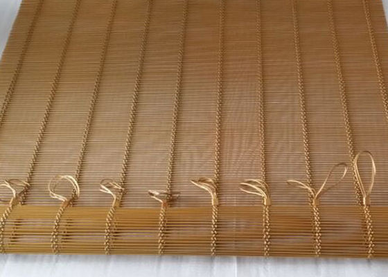 Acier inoxydable Mesh Decorative Paint Metal Partition architectural de la couleur 316l de Golded