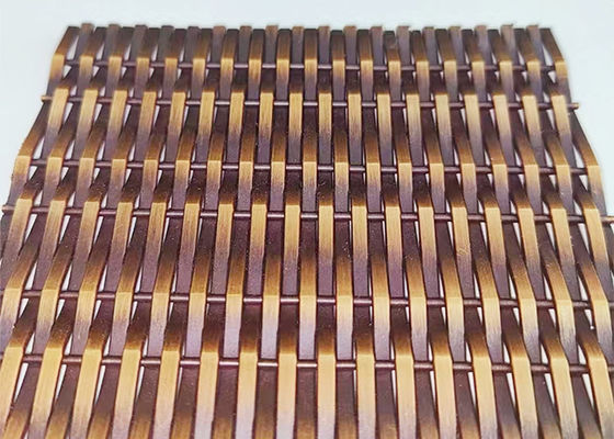 Métal architectural en bronze antique Mesh For Facade Cladding de Ss316l
