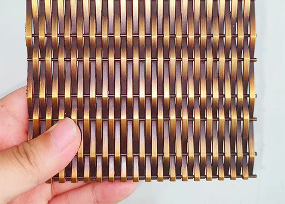 Métal architectural en bronze antique Mesh For Facade Cladding de Ss316l