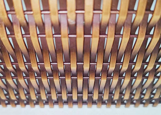 Métal architectural en bronze antique Mesh For Facade Cladding de Ss316l