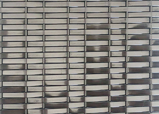 acier noir Mesh Architecture For Decorative Panels de la couleur Ss304 de 3.6mm