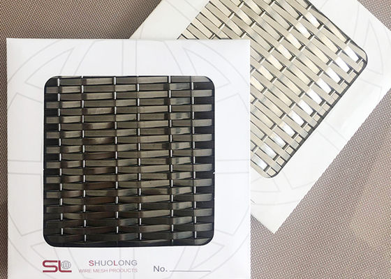 acier noir Mesh Architecture For Decorative Panels de la couleur Ss304 de 3.6mm