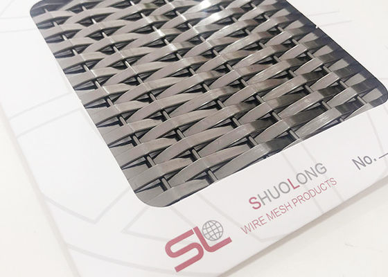 acier noir Mesh Architecture For Decorative Panels de la couleur Ss304 de 3.6mm