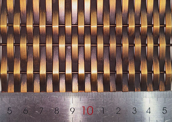 Le métal architectural d'anti ascenseur décoratif en bronze engrènent le terrain découvert de 6%