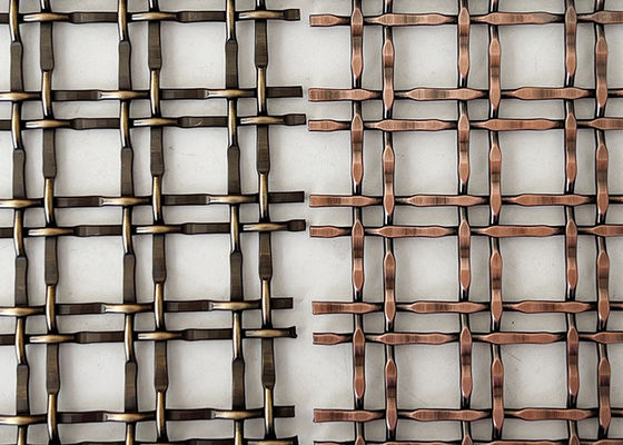 La serrure SS304 décorative en laiton antique sertissent par replis le fil tissé pour des séparations