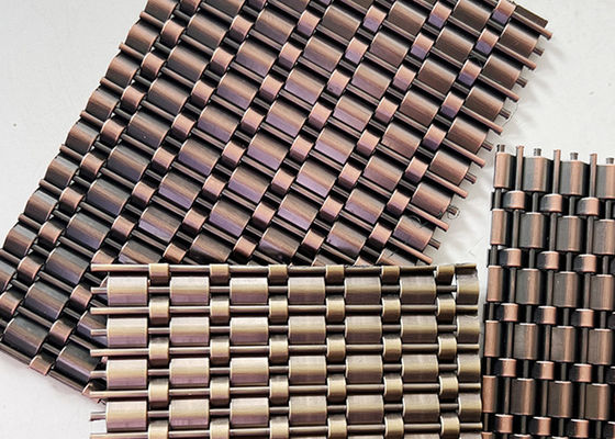Fil tissé par cuir embouti décoratif en laiton antique de la serrure SS304 pour le mur d'ascenseur