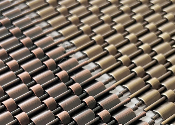 Fil tissé par cuir embouti décoratif en laiton antique de la serrure SS304 pour le mur d'ascenseur