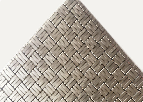 304SS 1.8mm Mesh Panels For Elevator Cab en acier tissé décoratif