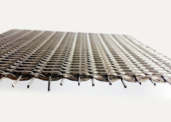 Maille tissée décorative d'épaisseur de la maille 3.5mm en métal de revêtement de SS304 SS316