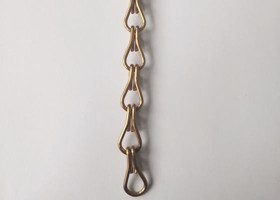 Poncez la couleur 1.5mm a anodisé l'écran à chaînes en aluminium de mouche pour la décoration de plafond
