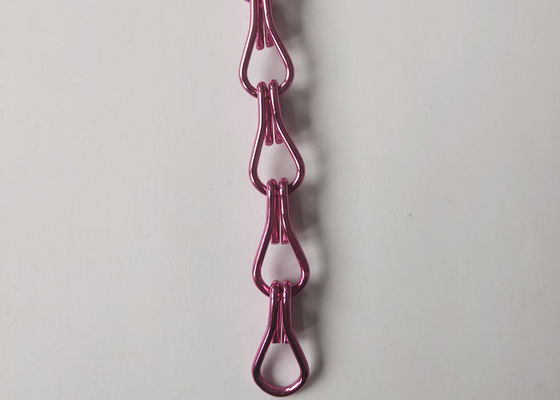 écran à chaînes en aluminium de mouche de 90*214cm pour le rideau en porte multicolore