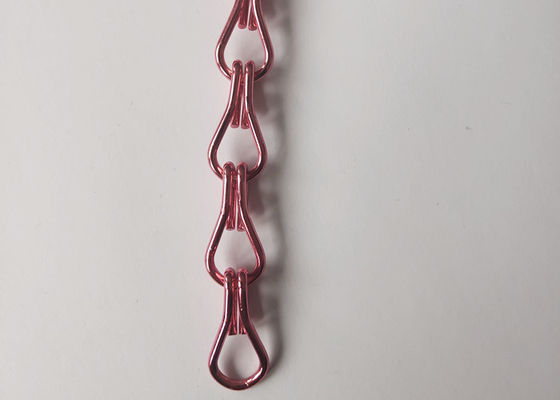 Le crochet de double de couleur rouge a anodisé l'écran à chaînes en aluminium 0.035KGS/M de mouche