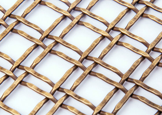 fil décoratif Mesh Grilles Stainless Steel Metal Mesh For Partitions de 3.3mm