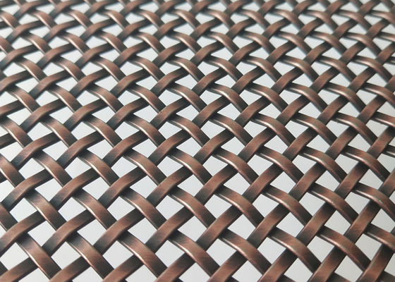 Écran décoratif de cuivre antique de Mesh Grilles Ss Panels For de fil antirouille