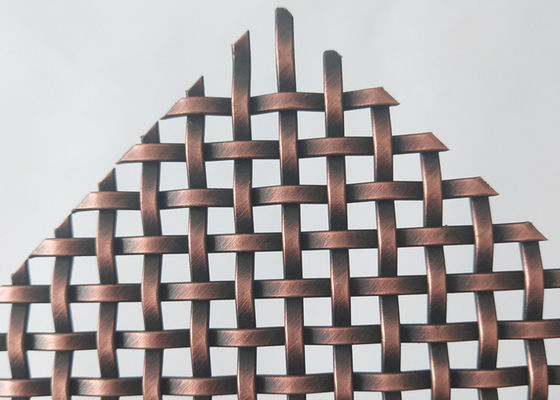 Écran décoratif de cuivre antique de Mesh Grilles Ss Panels For de fil antirouille