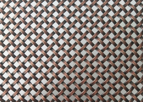 Écran décoratif de cuivre antique de Mesh Grilles Ss Panels For de fil antirouille
