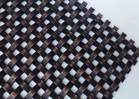 Couleur décorative polie d'argent d'épaisseur de Mesh Grilles 0.5-2mm de fil de panneaux d'acier inoxydable