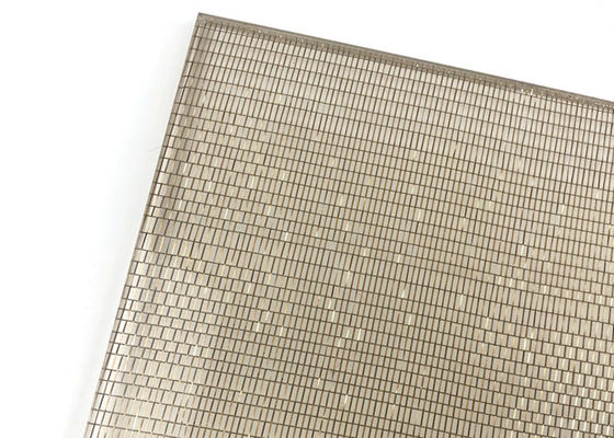 Verre stratifié en verre de cuivre de Mesh Metal Fabric For Art de fil