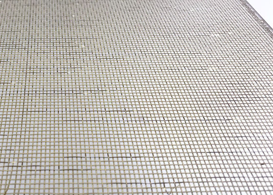 Verre stratifié en verre de cuivre de Mesh Metal Fabric For Art de fil