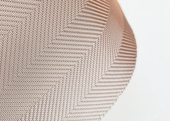 Le verre de cuivre fin architectural a stratifié le fil Mesh For Tempered Glass