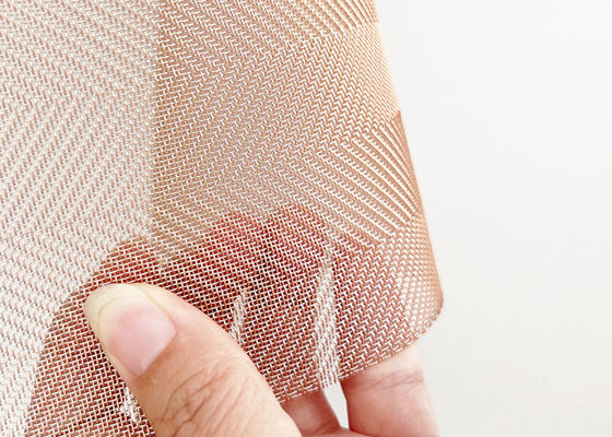 Le verre de cuivre fin architectural a stratifié le fil Mesh For Tempered Glass