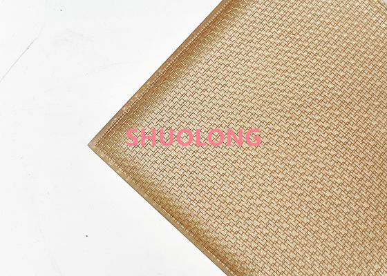 Câblage cuivre décoratif Mesh For Art Laminated Glass de couleur en bronze