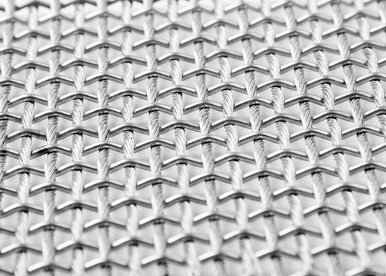 Façades architecturales flexibles de Mesh Fabric For Sun Protection en métal de SS316L