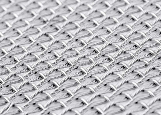 Façades architecturales flexibles de Mesh Fabric For Sun Protection en métal de SS316L